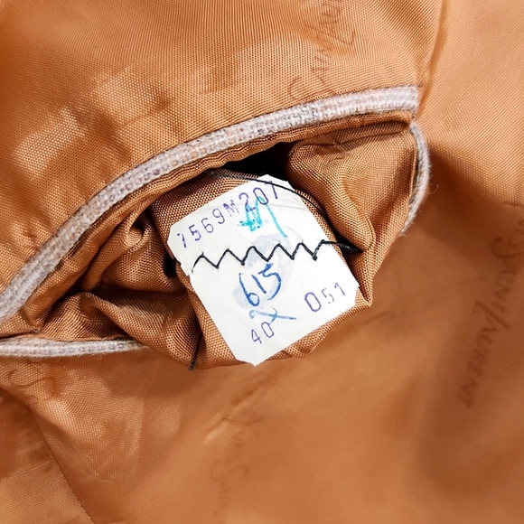 Yves Saint Laurent vintage tweed 3 piece suit / jacket vest & pants matching set - Picture 6 of 16